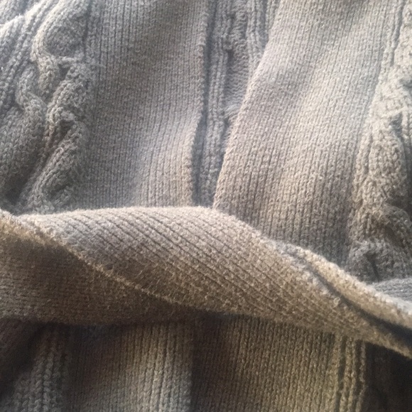 Cable Knit Wrap sweater - Picture 4 of 4